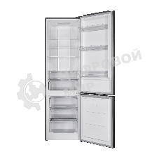 Холодильник Willmark RFN-472NFX серый металлик двухкамерный 243/76 л морозилка снизу No Frost