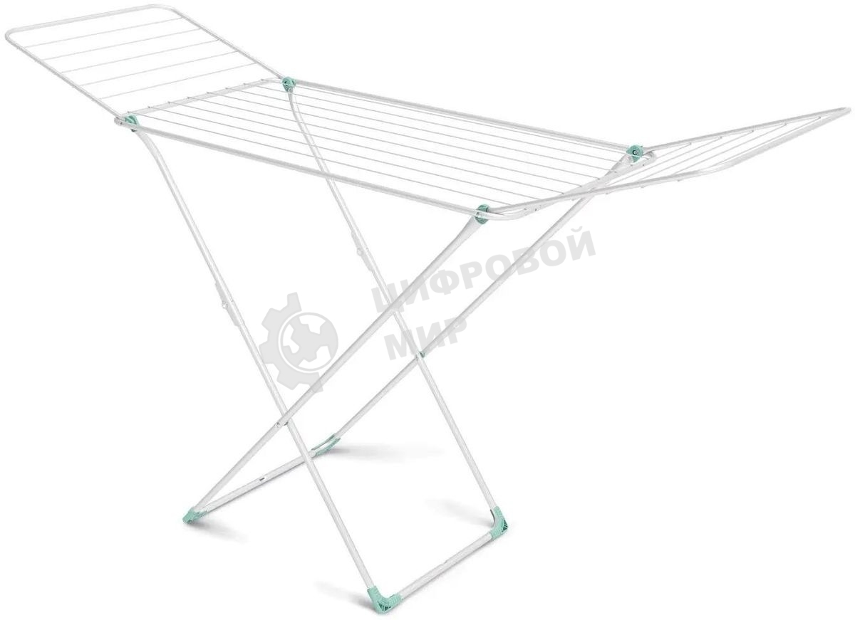 Сушилка для белья НИКА СБ1/Б белая, напольная,складная 18 м
