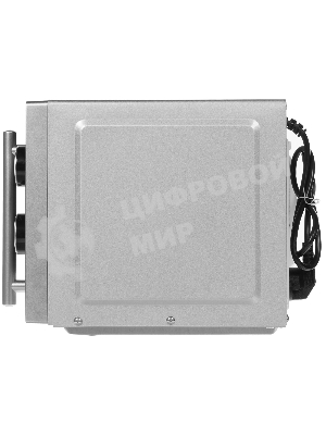 Микроволновая печь Kraft KF-20MW7S-200M серебристый, 20 л, 700 Вт, переключатели - поворотный механизм