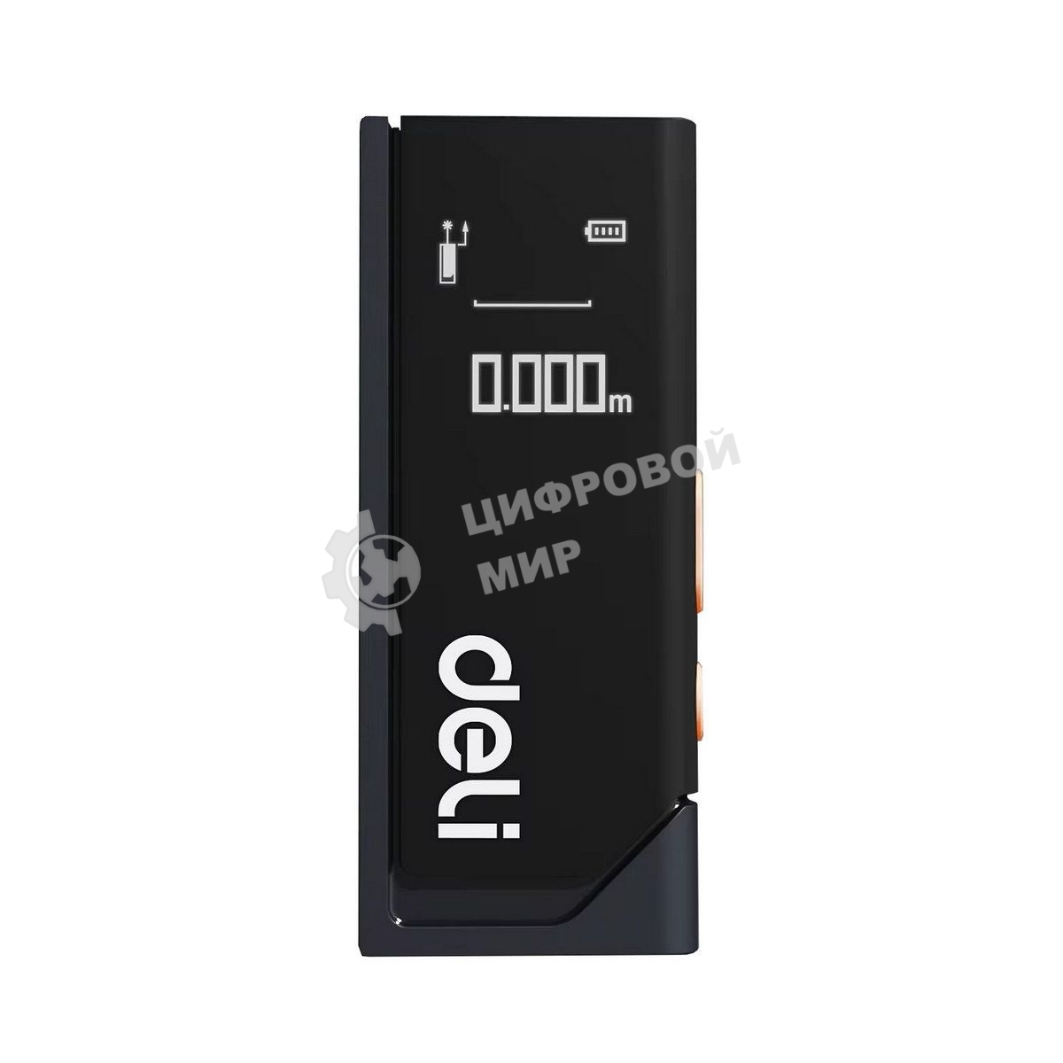 Лазерный дальномер Deli DL331150 Home Series черный; диапазон измерений 0,05~50м, точность измерения ±3мм, 370 мА·ч, OLED дисплей, Type-C, вес 48 грамм, эксклюзивный дизайн