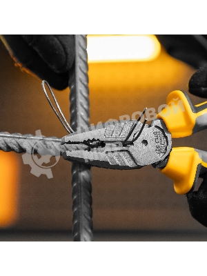 Плоскогубцы комбинированные Denzel 165 мм, трехкомпонентные рукоятки