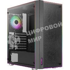 Компьютерный корпус Aerocool / Formula Skribble черный без БП ATX 2x120mm 2xUSB3.0 audio bott PSU
