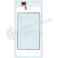 Сенсорное стекло (тачскрин) для Fly FS406 Stratus 5, белое