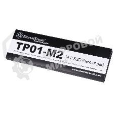 Термопрокладка Silverstone G560TP01M200010 Efficient heat conduction pad for reducing temperature,Supports M.2 SSD up to 110мм in length,Safe and easy to use