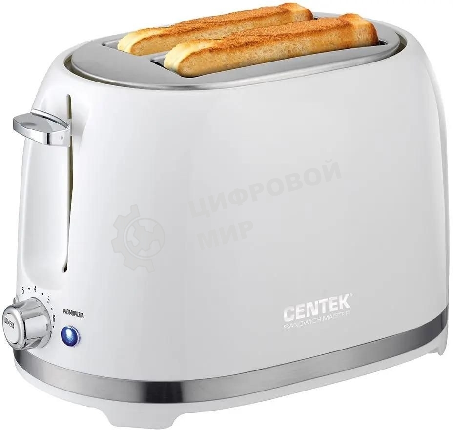 Тостер Centek СТ-1432 белый