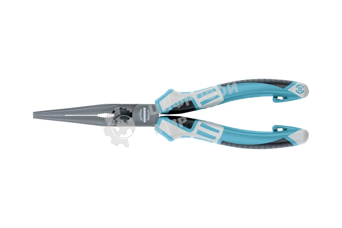 Длинногубцы прямые Gross 17171 205 мм, трехкомпонентные рукоятки