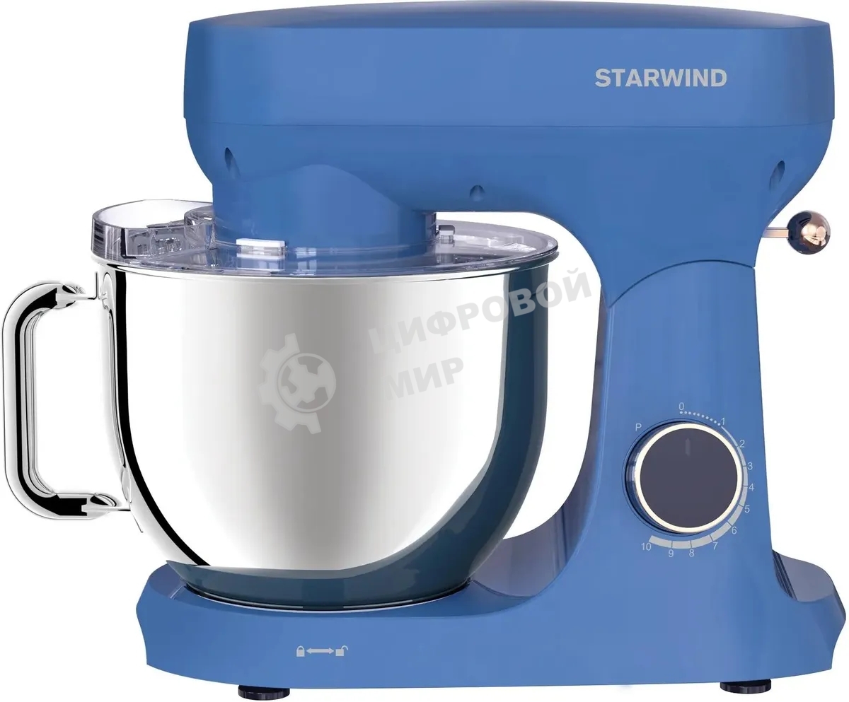 Миксер планетарный Starwind SPM4172 1800 Вт, васильковый