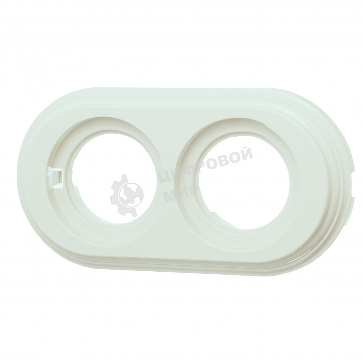 Рамка Bironi BF1-620-211 2-м Лизетта ретро ABS-пластик слоновая кость