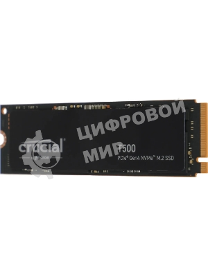Накопитель SSD Crucial T500 4Tb PCIe Gen4 NVMe M.2 SSD CT4000T500SSD3