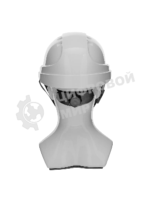 Каска защитная ударопрочная Denzel ABS/PC, плавная регулировка, модель 