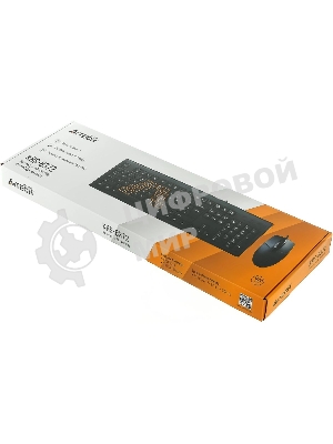 Комплект клавиатура+мышь A4Tech KRS-8372 проводной, USB, 1200 DPI, чёрный