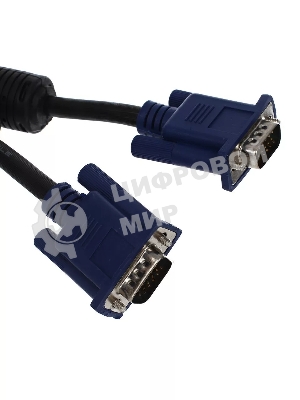 Кабель монитор-SVGA card (15M-15M) 3.0м 2 фильтра VCOM
