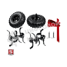 Мотоблок ЗУБР МТУ-350 бензиновый усиленный 212 см3