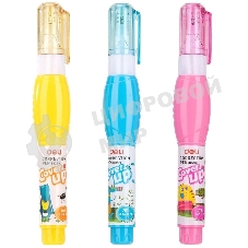 Ручка корректор Deli E39299 шариковый белый 7мл