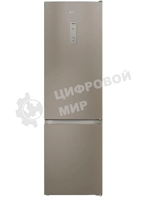 Холодильник Hotpoint HT 6200 BZ бронзовый двухкамерный 240/83л морозилка снизу, No Frost