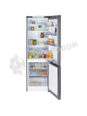 Холодильник Бирюса W6130 матовый графит двухкамерный 245/100л морозилка снизу