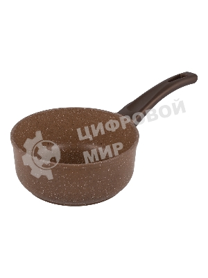 Ковш Maunfeld Carmel MF18CRM01SP из литого алюминия со стеклянной крышкой, 18 см, 1,6 л