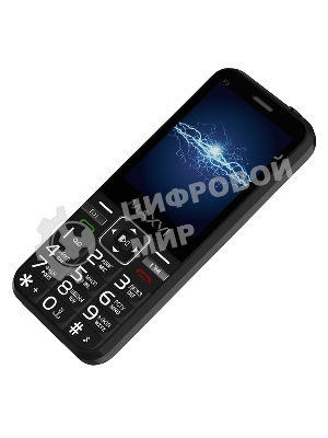 Мобильный телефон Maxvi P3 черный