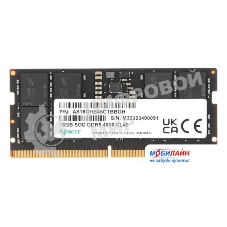Оперативная память Apacer, DDR5, 16Gb (1x16Gb), 4800MHz, CL40, SO-DIMM