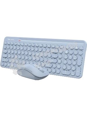 Комплект клавиатура+мышь A4Tech FStyler FG3300 Air2 беспроводной, USB, 2000 DPI, синий