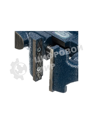 Тиски Сибртех слесарные настольные поворотные ширина рабочихгубок 65мм наковальня