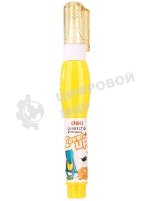 Ручка корректор Deli E39299 шариковый белый 7мл