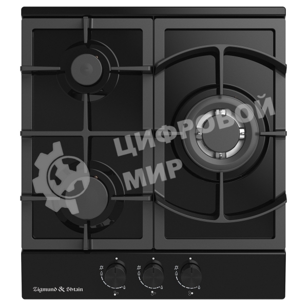 Газовая варочная панель Zigmund & Shtain G 14.4 B независимая, черный