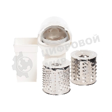 Мясорубка электрическая Белвар Помощница КЭМ-36/220-4-32 белый, 1000 Вт, 0.6 кг/мин, реверс, насадки - 6