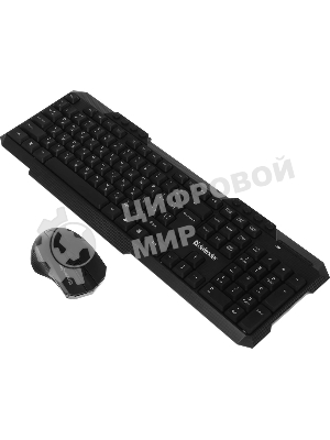 Комплект клавиатура+мышь Defender Jakarta C-805 беспроводной, USB, 1600 DPI, чёрный