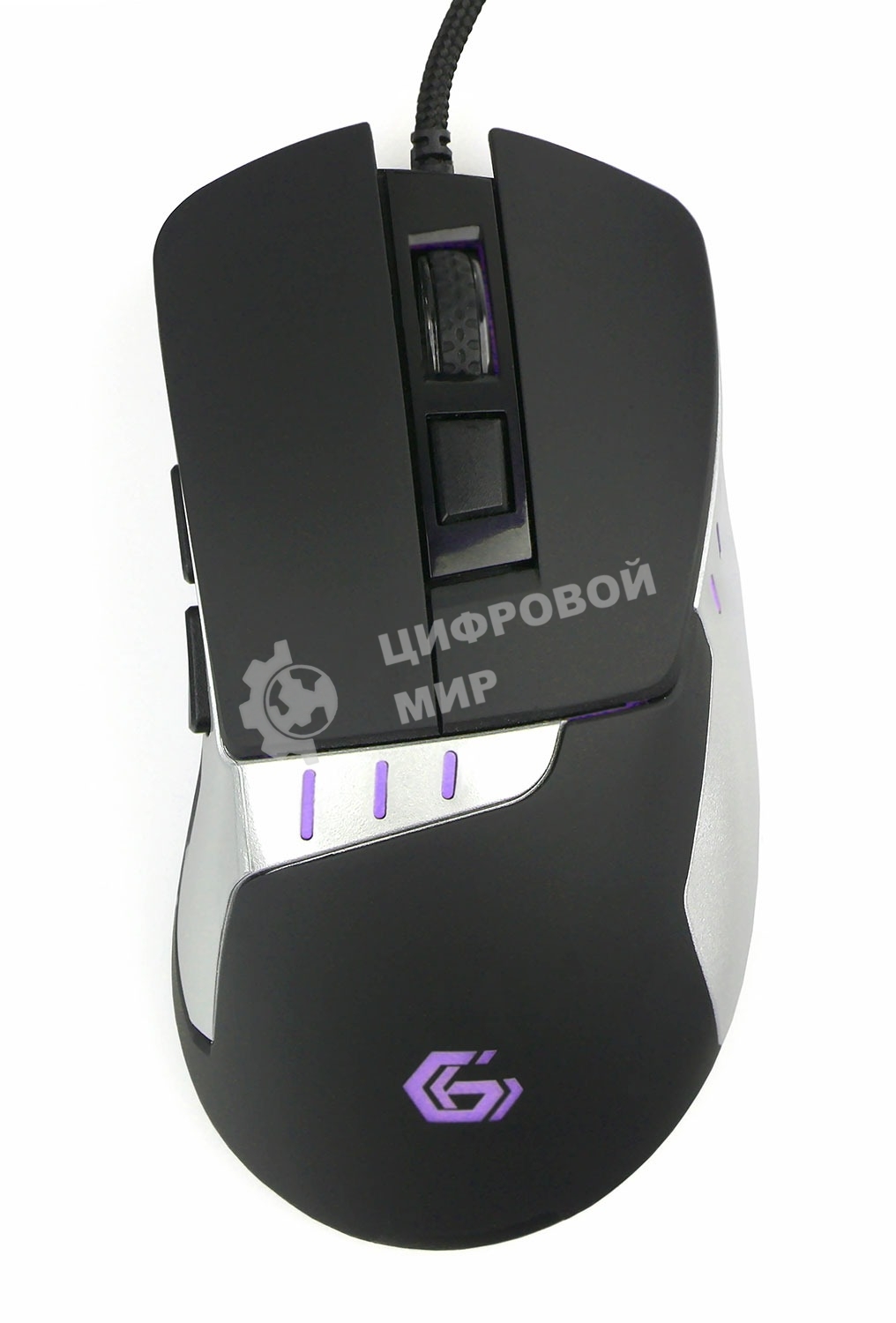 Мышь проводная Gembird MG-520 черный, 3200 dpi, USB, кнопки - 6