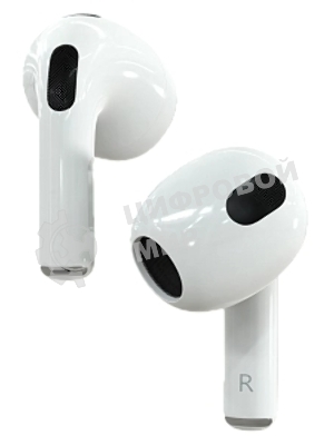 Наушники TWS More Choice БВ11 белый, вкладыши, Bluetooth, сенсорное управление, до 4 ч