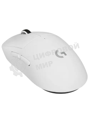 Мышь беспроводная Logitech G PRO X SUPERLIGHT 2 белый, 32000 dpi, радиоканал, USB, кнопки - 5