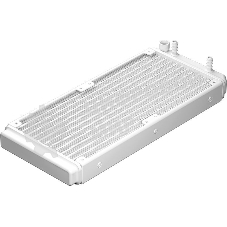 Система жидкостного охлаждения PcCooler DA240 WH ARGB Soc-AM5/AM4/1200/1700/1851 белый 4-pin Al+Cu 270W Ret (DA240-WHAWXX-GL)