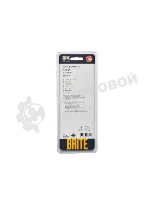 Рамка 3-местная IEK BRITE РУ-3-1-БрА (BR-M32-M-K47) металл алюминий