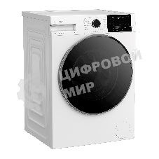 Стиральная машина с сушкой Hotpoint WDSH 75549 VWX белая, загрузка фронтальная 7.5кг, 1400 об/мин., класс: A