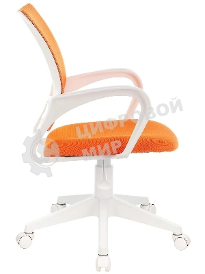 Кресло Бюрократ CH-W695NLT TW-38-3 TW-96-1 оранжевый, сетка/ткань, 120 кг, механизм качания