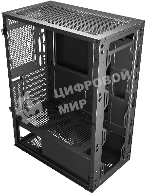 Компьютерный корпус Bloody BD-CC115 черный без БП ATX 8x120мм 1xUSB 2.0 1xUSB 3.0 audio bott PSU