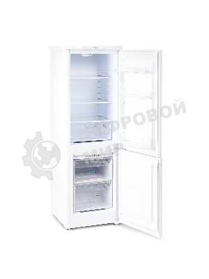 Холодильник Бирюса 418 белый двухкамерный 125/55л морозилка снизу