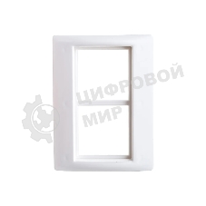 Рамка 4 мод. Праймер с суппортом 75 мм бел. IEK CKK-40D-RSU4-075-K01