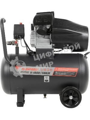 Компрессор поршневой Парма K-1800/50КМ масляный 285л/мин 50л 1800Вт серый/черный