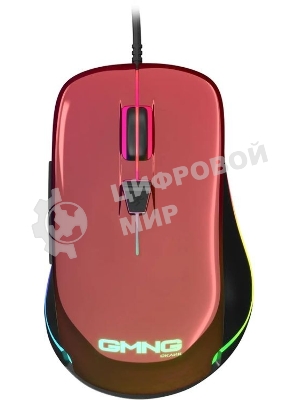 Мышь проводная GMNG 850GM красный, 7200 dpi, USB, кнопки - 6