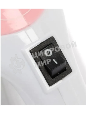 Отпариватель Kelli КL-312 белый/розовый, 1800 Вт, 20 г/мин, 500 мл