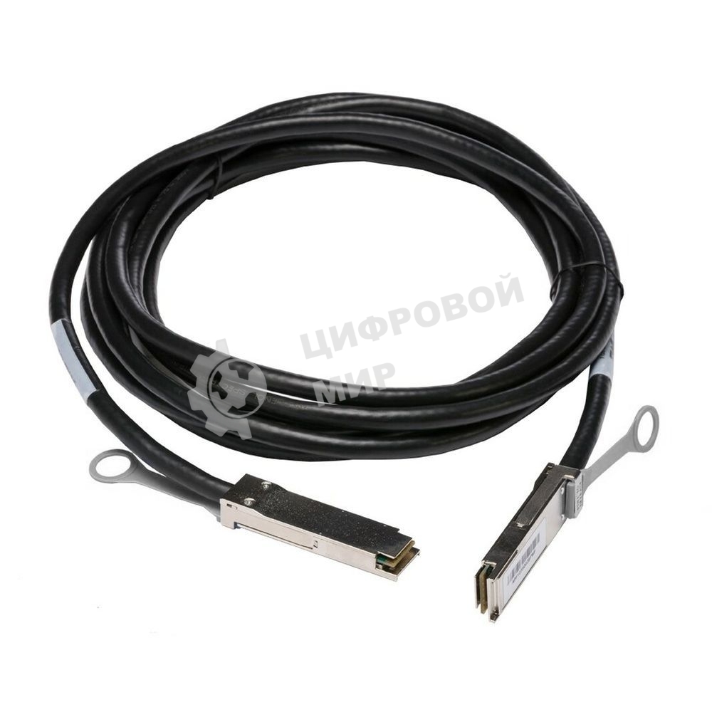 Пассивная кабельная сборка 100G, QSFP28, 30AWG, Passive, DAC, 1м Future Technologies FT-QSFP28-CabP-AWG30-1