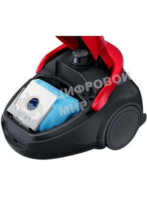 Пылесос Samsung VC20M253AWR красный, 460/2000 Вт, уборка сухая, пылесборник мешок, 2.5 л