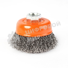 Щетка EDGE by PATRIOT чашеобразная 100ммХМ14 гофрированная проволока
