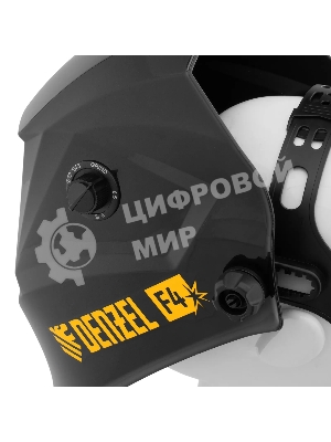 Щиток защитный лицевой (маска сварщика) Denzel F4, см. окно 90х35, DIN 9-13