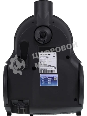 Пылесос Samsung VCC4520S36 синий/черный, 350/1600 Вт, уборка сухая, пылесборник контейнер 1.3 л