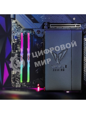 Оперативная память Patriot Viper Venom, DDR5, 48Gb (2x24 Gb), 6000 MHz, CL30, DIMM, радиатор, RGb, черный