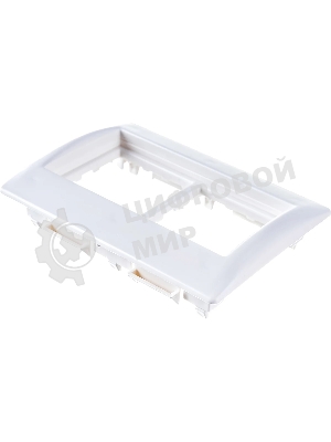 Рамка 4 мод. Праймер с суппортом 75 мм бел. IEK CKK-40D-RSU4-075-K01
