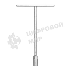 Торцевой ключ с Т-образной ручкой Deli DL19 19мм (размер 285х183 мм)